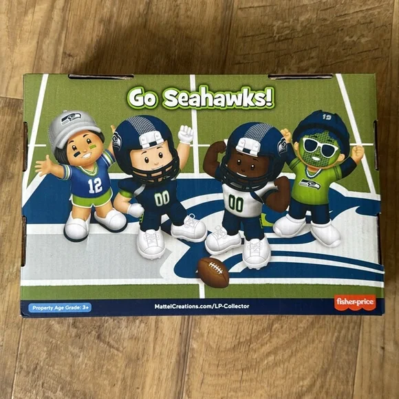 NWT Little People Collector x NFL - Seattle Seahawks  We Are 12 - Picture 3 of 4